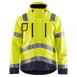 Blåkläder Shell-Jacke, Hi-vis gelb/marine
