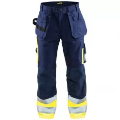 Blåkläder Handwerkerhose, Marine/Hi-Vis gelb