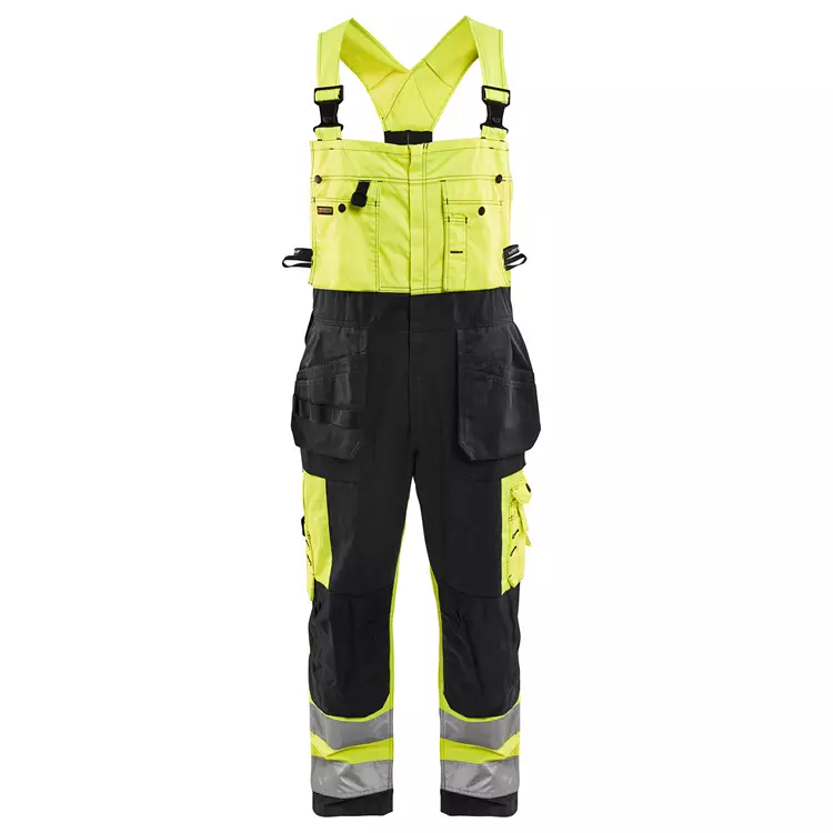 Blåkläder Arbeitslatzhose, Schwarz/Hi-Vis Gelb