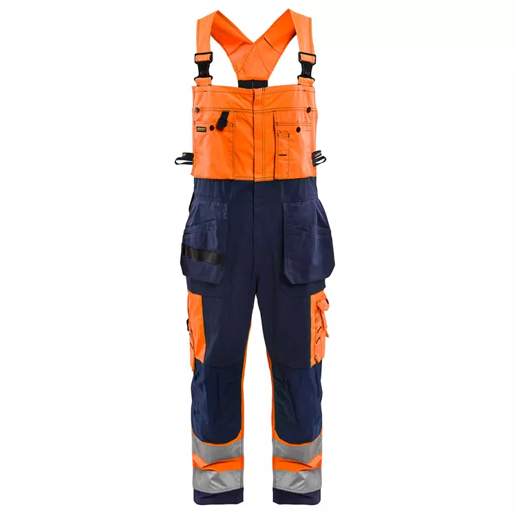 Blåkläder Arbeitslatzhose, Schwarz/Hi-Vis Gelb – Bild 2