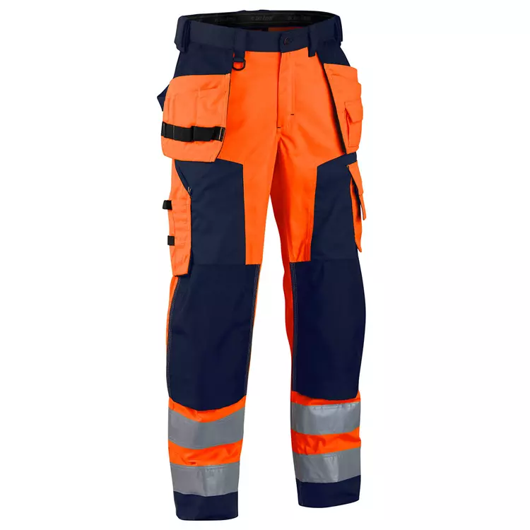 Blåkläder Softshell-Arbeitshose, Hi-vis gelb/marine – Bild 2