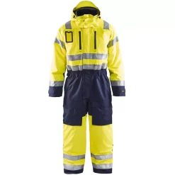Blåkläder Winteroverall, Hi-vis Rot/Schwarz