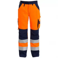 Engel Workwear Engel Arbeitshose, Orange/Grün