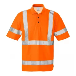 Fristads Poloshirt 7025 PHV, Hi-Vis Rot