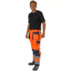 Ocean Medusa Handwerkerhose, Hi-vis gelb/marine