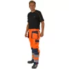 Ocean Medusa Handwerkerhose, Hi-vis Orange/Marine