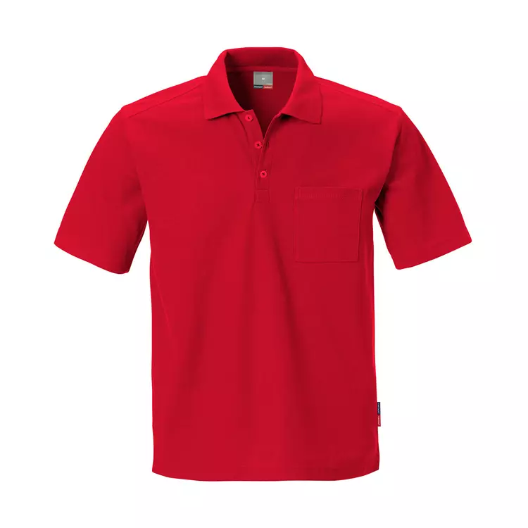 Kansas kurzärmeliges Poloshirt, Rot – Bild 5