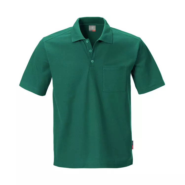 Kansas kurzärmeliges Poloshirt, Rot – Bild 2
