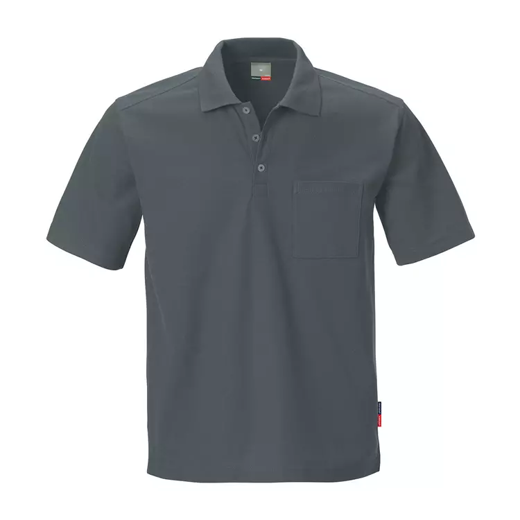 Kansas kurzärmeliges Poloshirt, Marine – Bild 4