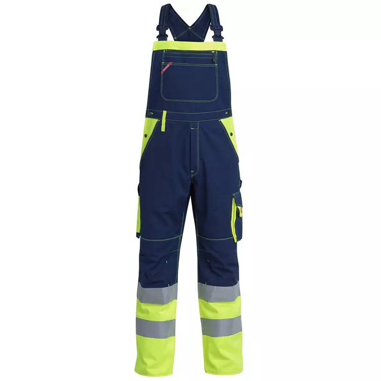 Engel Workwear Engel Arbeitslatzhose, Marine/Orange – Bild 2