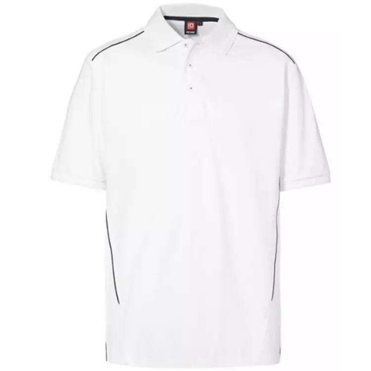 ID Identity ID PRO Wear Pipings Poloshirt, Azurblau – Bild 5