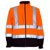Ocean 2-i-1 Softshelljacke, Hi-vis Orange/Marine
