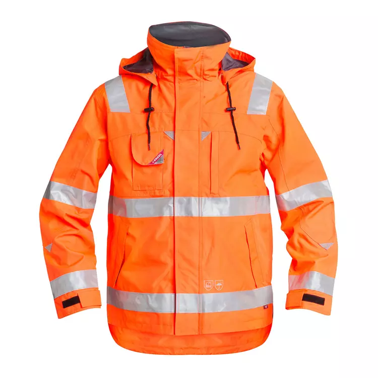 Engel Workwear Engel Shelljacke, Hi-vis Orange – Bild 4