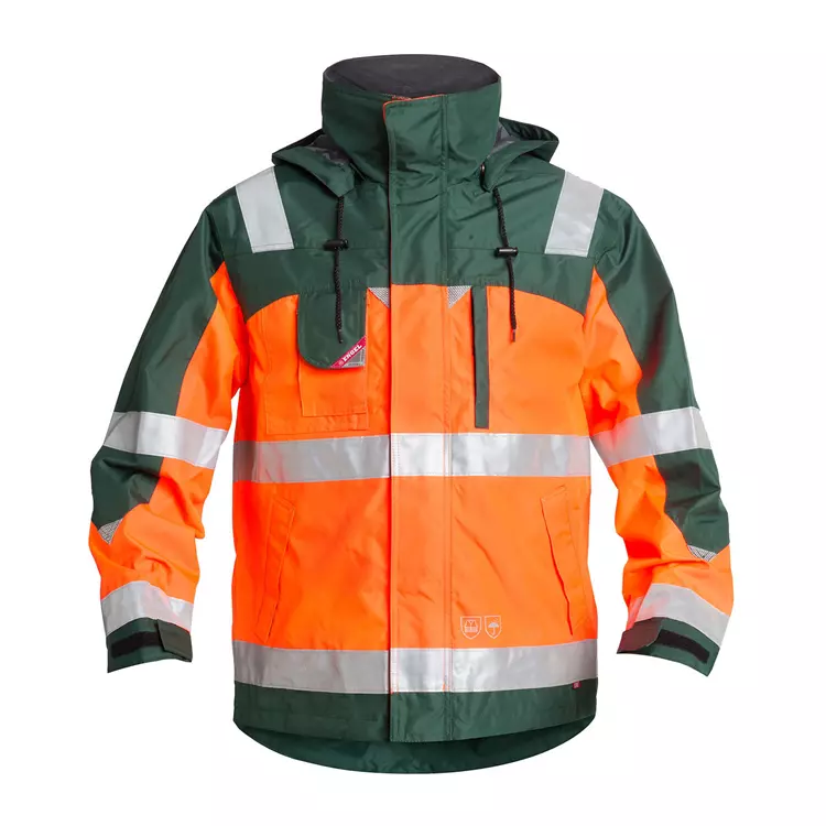 Engel Workwear Engel Shelljacke, Hi-vis Orange – Bild 6