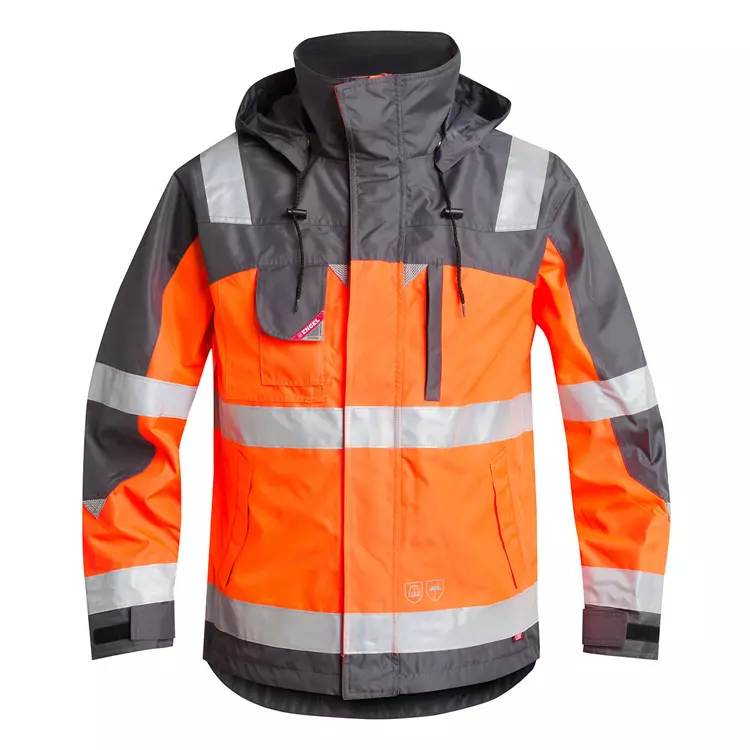 Engel Workwear Engel Shelljacke, Hi-vis Orange – Bild 5