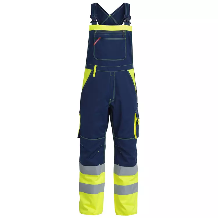 Engel Workwear Engel Arbeitslatzhose, Marine/Hi-Vis gelb – Bild 3