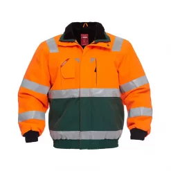 Engel Workwear Engel Pilotenjacke, Hi-Vis Orange/Grün Hi-vis Orange/marine