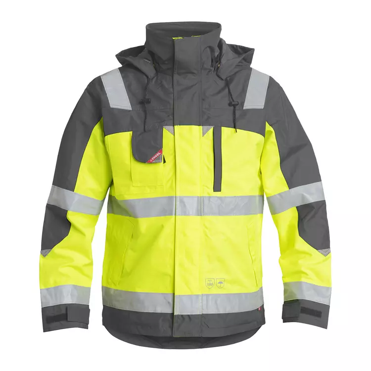 Engel Workwear Engel Shelljacke, Hi-vis Orange – Bild 7