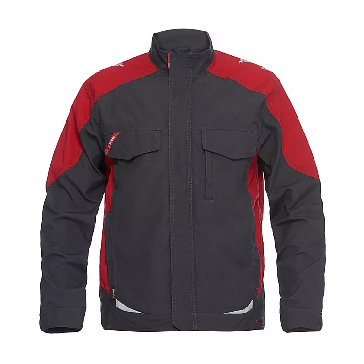Engel Workwear Engel Galaxy Arbeitsjacke, Anthrazitgrau/Tomato Red – Bild 5