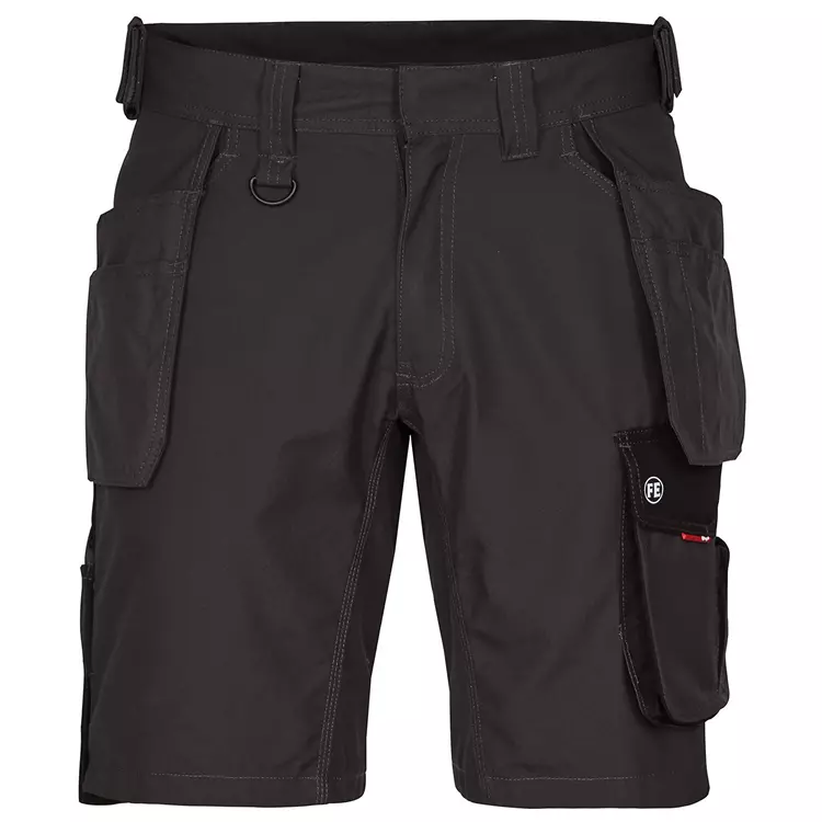 Engel Workwear Engel Galaxy Handwerkershorts, Weiß/Anthrazitgrau Surfer Blue/schwarz – Bild 4