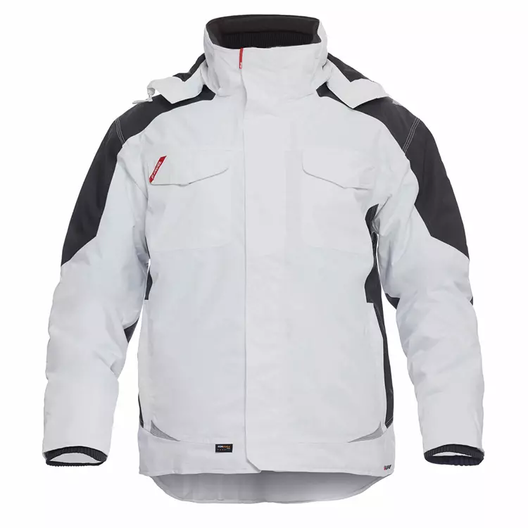 Engel Workwear Engel Galaxy Winterjacke, Weiß/Anthrazitgrau Waldgrün/schwarz – Bild 7