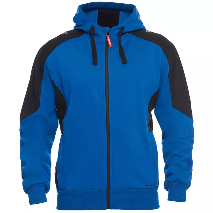 Engel Workwear Engel Galaxy Kapuzenpullover, Anthrazitgrau/Tomato Red – Bild 8