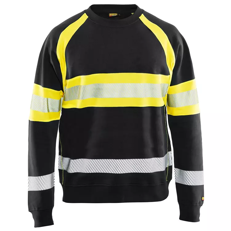Blåkläder Sweatshirt, Mittelgrau/Hi-Vis Gelb – Bild 2