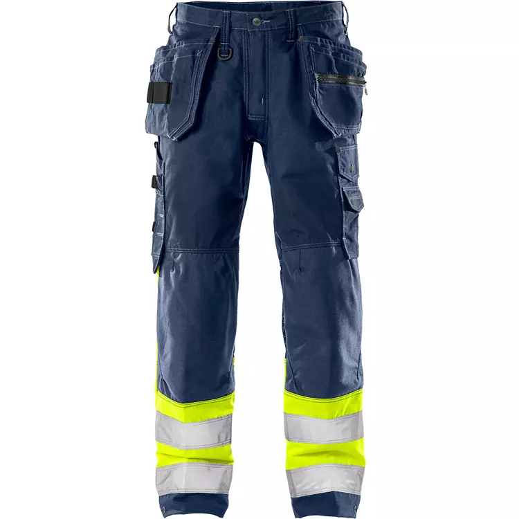 Fristads Handwerkerhose 2093, Marine/Gelb