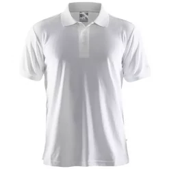 Craft Pique Classic Poloshirt, Weiß Weiß