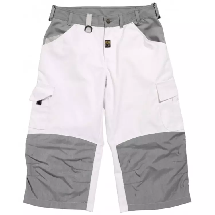 Workzone 3/4-Arbeitshose, Weiß Weiß