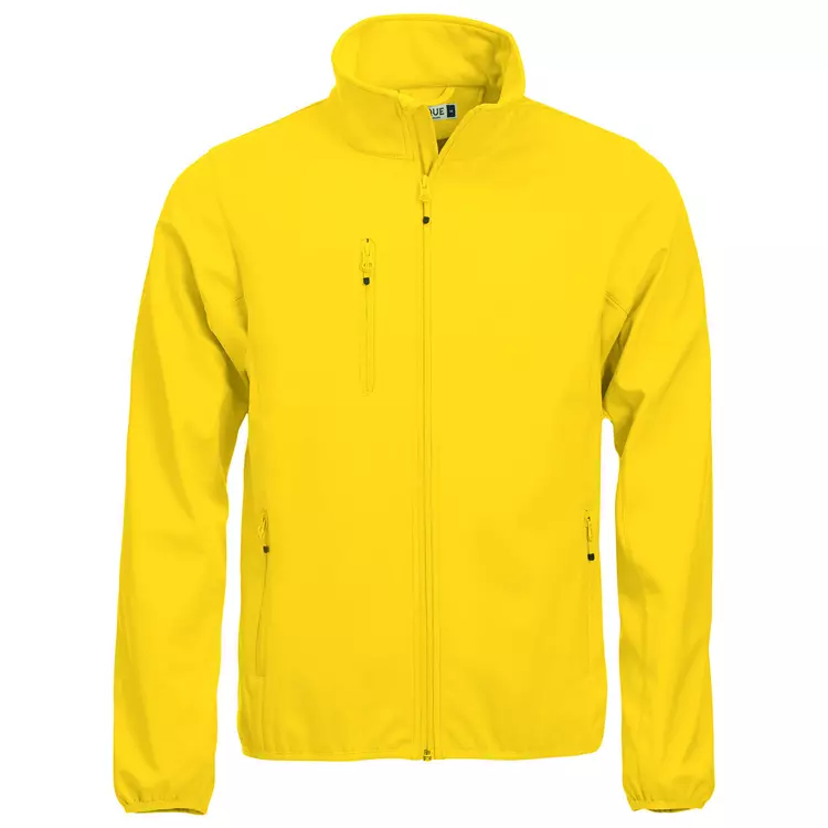 Clique Basic Softshelljacke, Zitronengelb – Bild 8