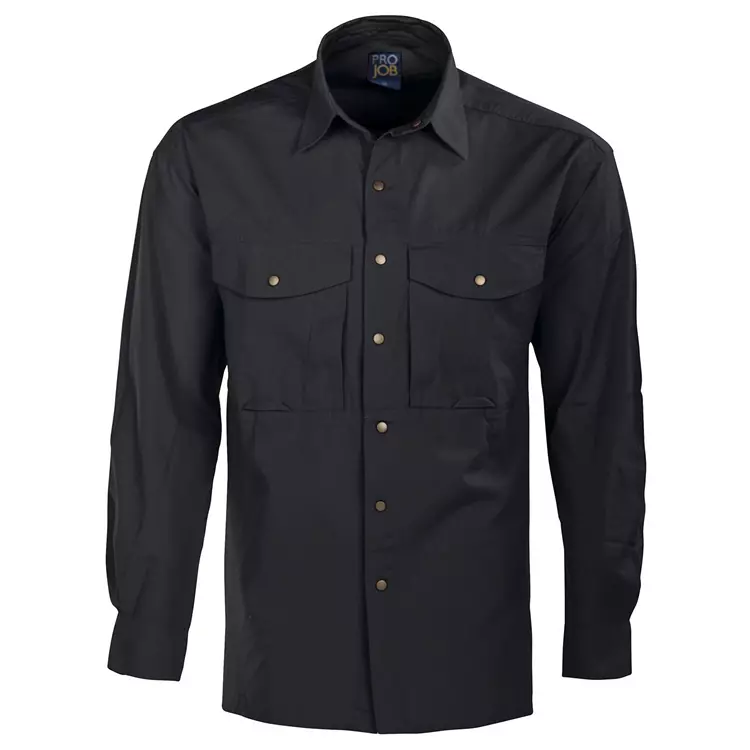 ProJob Arbeitshemd 5210, Schwarz – Bild 2