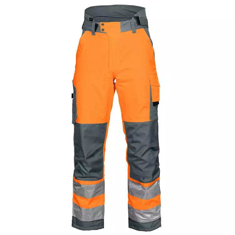 ProJob Gefütterte Arbeitshose 6514, Hi-vis orange/Grau – Bild 3