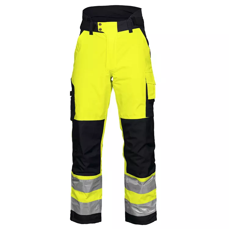 ProJob Gefütterte Arbeitshose 6514, Hi-vis orange/Grau – Bild 4