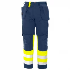 ProJob Arbeitshose 6502, Schwarz/Hi-Vis Gelb