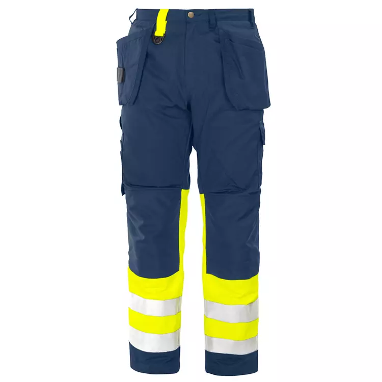 ProJob Arbeitshose 6502, Schwarz/Hi-Vis Gelb