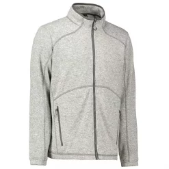 ID Identity ID Zip'n'mix Melange Strickfleece Cardigan, Marine Melange