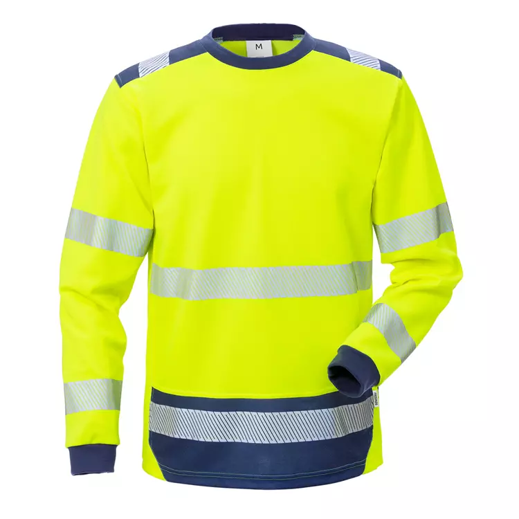 Fristads langärmliges T-Shirt 7724 THV, Hi-vis Rot/Schwarz – Bild 4