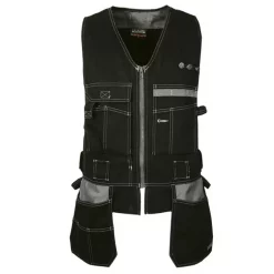 Tranemo Workwear Tranemo Premium Plus Werkzeugweste, Schwarz