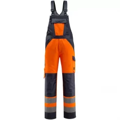 Mascot Safe Light Gosford Latzhose, Hi-Vis Orange/Moosgrün Hi-vis Orange/moosgrün