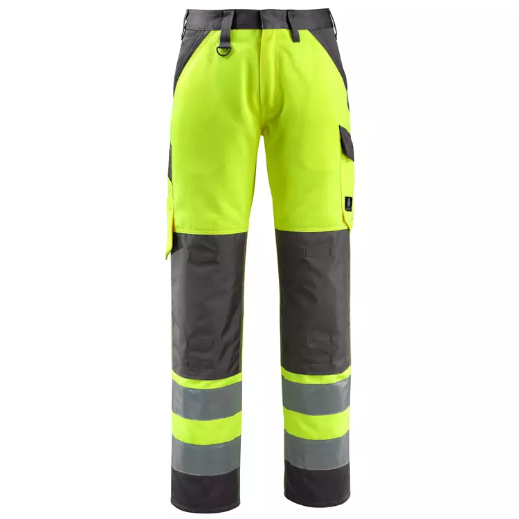 Mascot Safe Light Maitland Arbeitshose, Hi-Vis Orange/Moosgrün Hi-vis Rot/dunkles Anthrazit – Bild 6