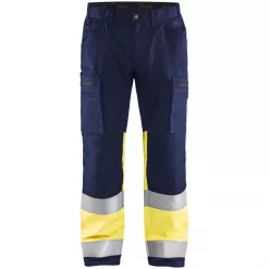 Blåkläder Arbeitshose, Marine/Hi-Vis Orange