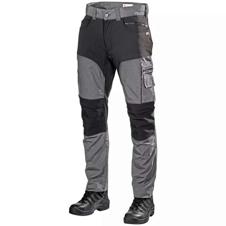 L.Brador Arbeitshose mit Stretch 184PB, Grau – Bild 2
