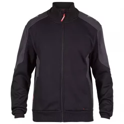 Engel Workwear Engel Galaxy Sweatcardigan, Waldgrün/Schwarz Waldgrün/schwarz