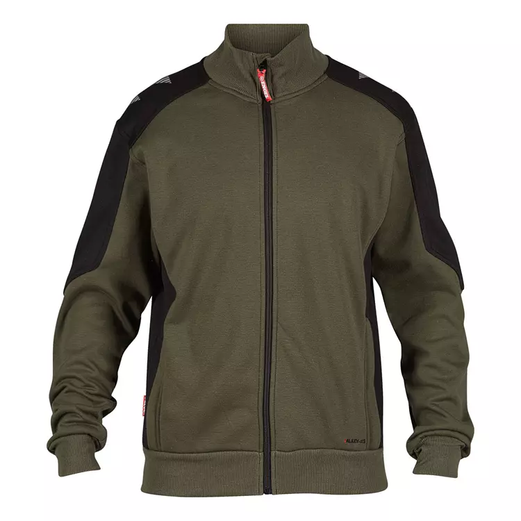 Engel Workwear Engel Galaxy Sweatcardigan, Schwarz/Anthrazitgrau – Bild 7