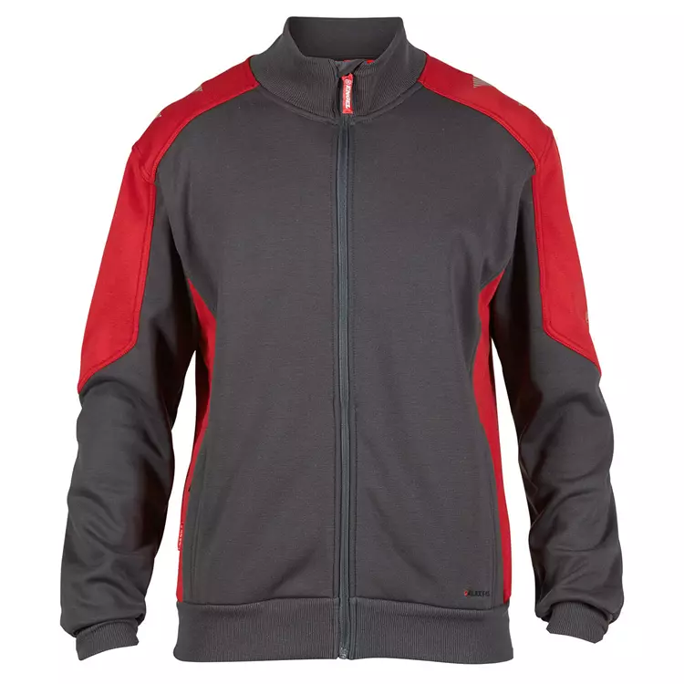 Engel Workwear Engel Galaxy Sweatcardigan, Schwarz/Anthrazitgrau – Bild 9