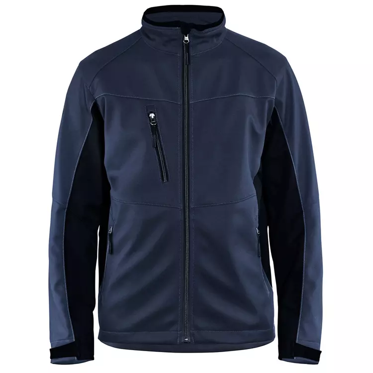 Blåkläder Unite Softshelljacke, Olivgrün/Schwarz Weiss/dunkelgrau – Bild 5